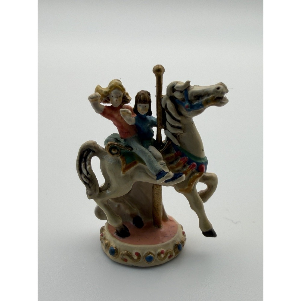 Dollhouse Miniature Goebel Carousel Days Model 637-P Robert Olszewski 1987